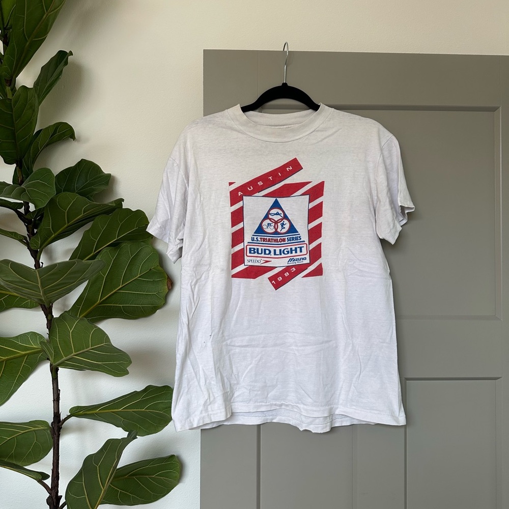 Bud Light Austin White T-Shirt